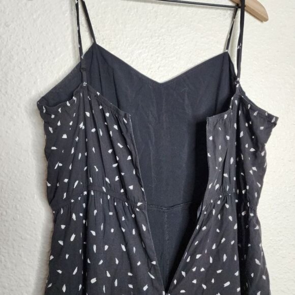 Lulus In Demand Black and White Print Sleeveless Wide-Leg Jumpsuit Size XL - Picture 8 of 12